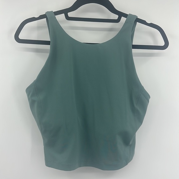 Lululemon Align High-Neck Tank Top in Tidewater Teal Sz 12 - Picture 2 of 11